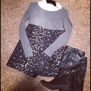 Snow Leopard Winter Skirt